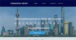 Desktop Screenshot of chinabio.com